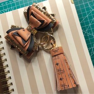 Tassel and Bow keychain set